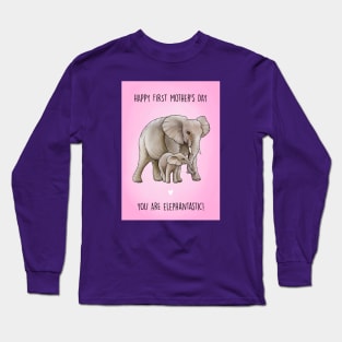 First elephant mother's day Long Sleeve T-Shirt